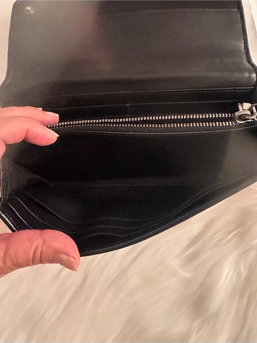 Miu Miu Black Studded leather Wallet - Picture 15 of 16
